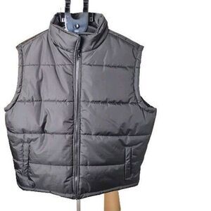 Men's New Without Tag Black Open Trails Size Extra Large Puffer Vest‎ 100%...
